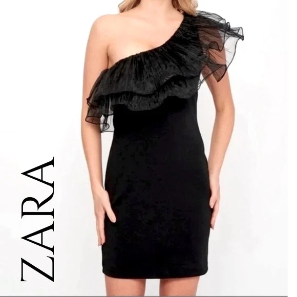 Zara black mini dress - new with tags Zara black mini dress - new with tags